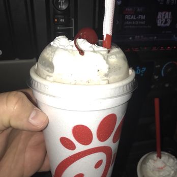 Chick-fil-A - Cookies and cream shake is a must try! Yum!!! - Fast Food Near Me - Downey, California