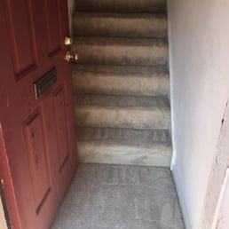 Stairs were a mess beforehand. And there was a stain right outside the kitchen tile. Everything is like brand new for a great price!