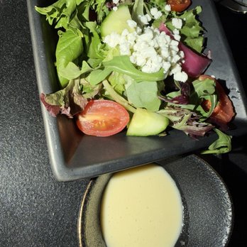 Club Prive - Side House Salad with White French Dressing on the side - New American Near Me - Canton, Ohio Club Prive - Side House Salad with White French Dressing on the side - New American Near Me - Canton, Ohio