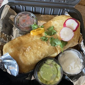 Dahlia's Mexican Grill - Chimichanga with all the fixing - Breakfast & Brunch Near Me - Reno, Nevada