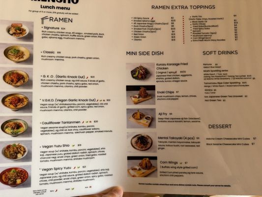 Menu photo 3 Mensho Houston, TX Menu photo 3 Mensho Houston, TX