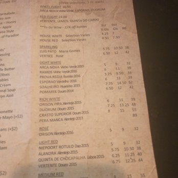 Tasca Tasca - Menu - Wine Bars Near Me - Sonoma, California