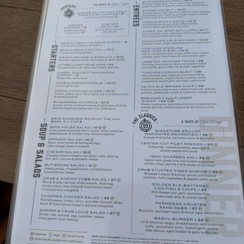 Brigantine - Menu - Seafood Near Me - Del Mar, California Brigantine - Menu - Seafood Near Me - Del Mar, California