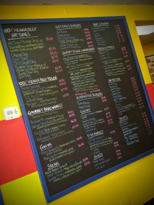 Menu photo 7 Scooters Lake Bluff, IL
