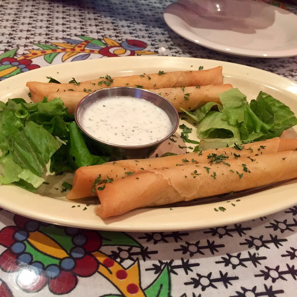 Ali Baba - Melted feta in phyllo dough with tatziki sauce. - Turkish Near Me - San Juan, Puerto Rico Ali Baba - Melted feta in phyllo dough with tatziki sauce. - Turkish Near Me - San Juan, Puerto Rico