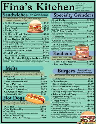 Menu photo 5 Fina’s Kitchen Plainville, CT Menu photo 5 Fina’s Kitchen Plainville, CT