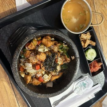 Market Eatery - Bibimbap hot stone - Food Court Near Me - Paramus, New Jersey