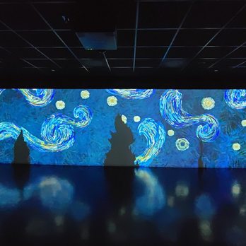 Immersive Van Gogh Exhibit - Starry Night  11-30-2021 - Art Museums Near Me - Los Angeles, California