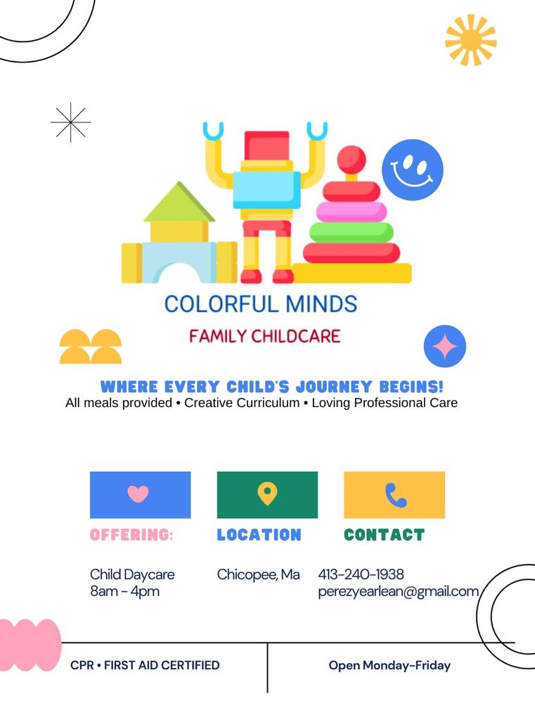 Colorful Minds Family Childcare - childcare center in Chicopee, MA