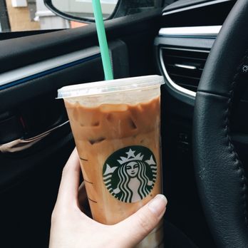 Starbucks - Venti iced coconut milk mocha macchiato! Delicious!! - Coffee & Tea Near Me - Seattle, Washington