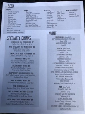 Menu photo 8 The Stillery Richfield, WI