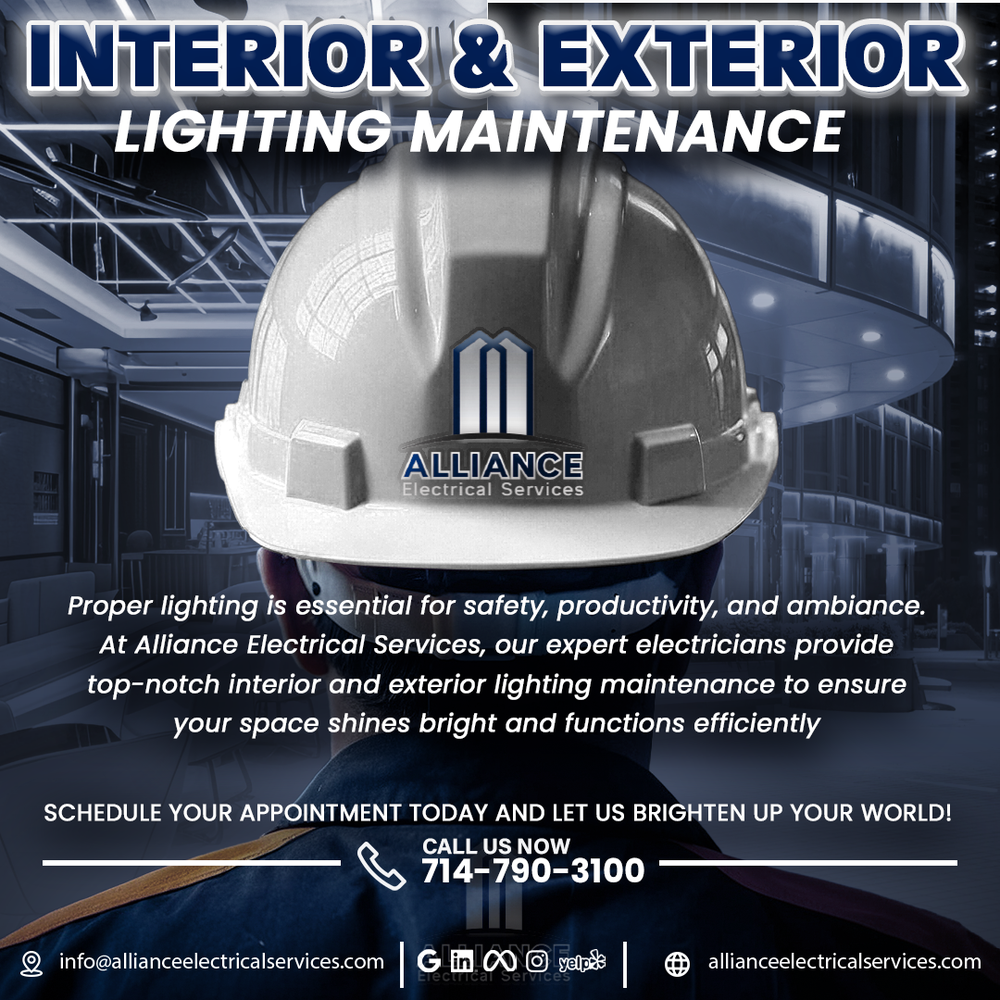 Slide of Alliance Electrical Services
