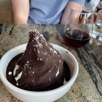 Restaurant Picco - soft serve ice cream with hard chocolate shell & sea salt - Italian Near Me - Larkspur, California Restaurant Picco - soft serve ice cream with hard chocolate shell & sea salt - Italian Near Me - Larkspur, California