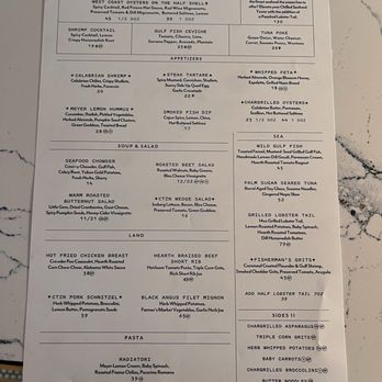 The Citizen - Menu - New American Near Me - Alys Beach, Florida The Citizen - Menu - New American Near Me - Alys Beach, Florida
