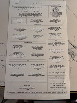 Menu photo 2 The Citizen Alys Beach, FL Menu photo 2 The Citizen Alys Beach, FL