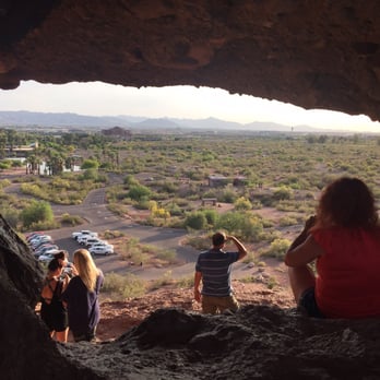 Hole-in-the-Rock - View from back of the hole - Hiking Near Me - Phoenix, Arizona
