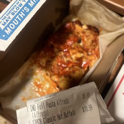 Domino's Pizza - They gave me 5 wings when I ordered 12.