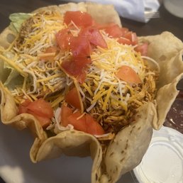 Chicken taco salad Chicken taco salad