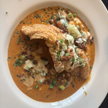 Taste Kitchen + Bar - Fried catfish and grits - Breakfast & Brunch Near Me - Houston, Texas
