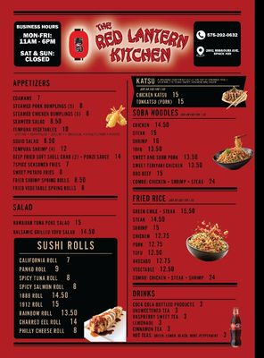 Menu photo 2 The Red Lantern Kitchen Las Cruces, NM
