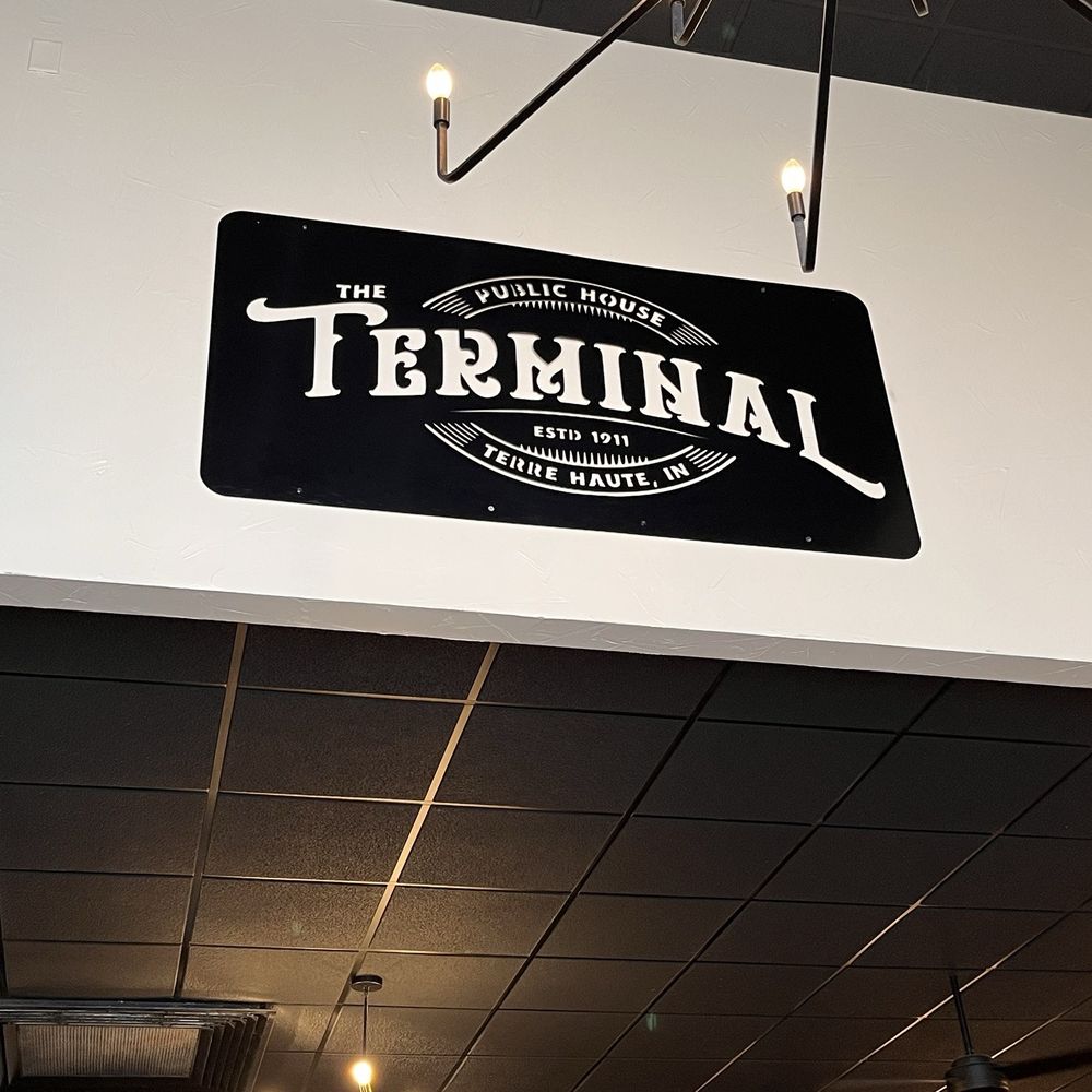 The Terminal Public House - Interior sign - Bars Near Me - Terre Haute, Indiana The Terminal Public House - Interior sign - Bars Near Me - Terre Haute, Indiana