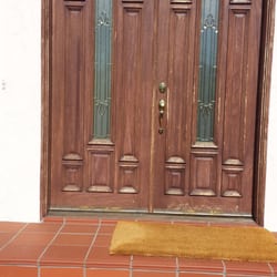 Colors by Zoltan - "Before" picture of a weathered oak door.