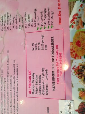 Menu photo 7 Sakura Garden Toronto, ON