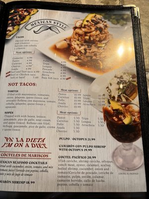 Menu photo 1 Mariscos El Pacifico Palatka, FL Menu photo 1 Mariscos El Pacifico Palatka, FL