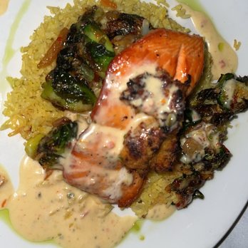 Palisade - Cedar Plank Crab Stuffed King Salmon - Seafood Near Me - Seattle, Washington Palisade - Cedar Plank Crab Stuffed King Salmon - Seafood Near Me - Seattle, Washington