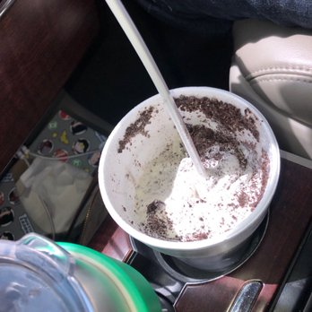 Frosty Boy K - Tony's partially eaten large Oreo Cookie Flurry $3.89 each - Restaurants Near Me - Knightstown, Indiana