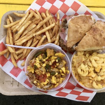 Mad Apples - Fries, Cuban sandwich, Mac and cheese, corn succotash - New American Near Me - East Stroudsburg, Pennsylvania Mad Apples - Fries, Cuban sandwich, Mac and cheese, corn succotash - New American Near Me - East Stroudsburg, Pennsylvania
