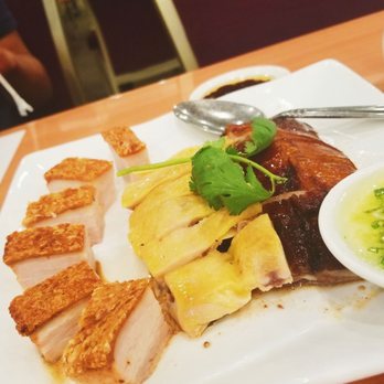 Big Skyy Bistro - BBQ combo platter ( roasted pork, poached chicken, roasted duck ) - Seafood Near Me - Riverside, California