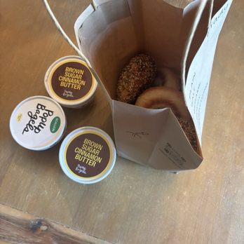 PopUp Bagels - The dips and Half Dozen Bagels & 1 Schmear - Bagels Near Me - Mountain Brook, Alabama