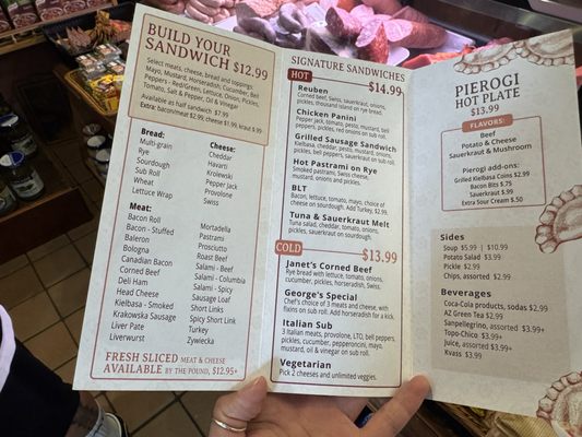 Menu photo 3 George’s Polish Deli Seattle, WA