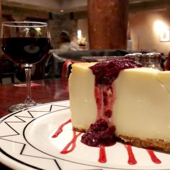 Pampas - Cheesecake with raspberry compote - Steakhouses Near Me - Las Vegas, Nevada Pampas - Cheesecake with raspberry compote - Steakhouses Near Me - Las Vegas, Nevada