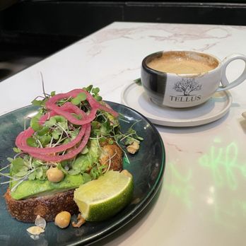 Tellus Coffee - Avocado toast - Coffee Roasteries Near Me - Walnut Creek, California