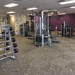 Anytime Fitness - Open space with enough equipment to no never have to wait for a treadmill or machine.
