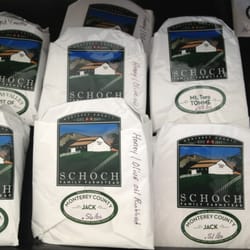 Schoch Family Farmstead - Cheese selection at the Wharf Marketplace in Monterey