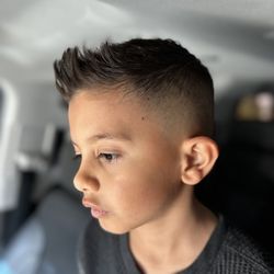 New Haircut for Baseball Game