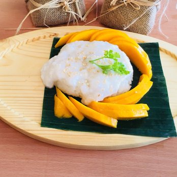 Sakoonthai - Sticky Rice with Sweet Mango - Thai Near Me - Clifton, Virginia Sakoonthai - Sticky Rice with Sweet Mango - Thai Near Me - Clifton, Virginia