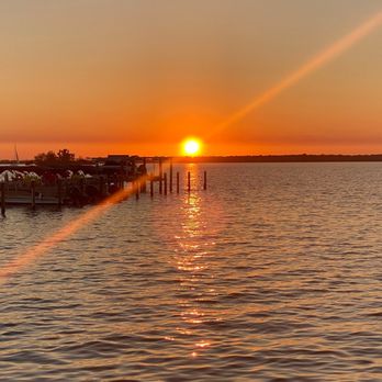 Marker 8 On the Water - Sunset view from table - New American Near Me - Dunedin, Florida Marker 8 On the Water - Sunset view from table - New American Near Me - Dunedin, Florida