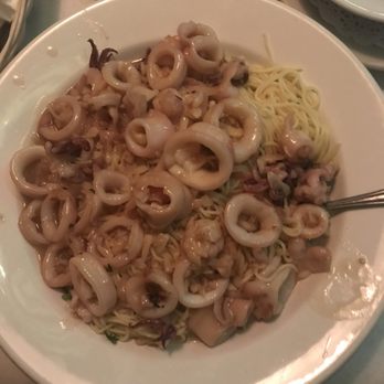La Villa - Grilled calamari with Angel hair pasta. Special request. Delicious! - Pizza Near Me - Chicago, Illinois La Villa - Grilled calamari with Angel hair pasta. Special request. Delicious! - Pizza Near Me - Chicago, Illinois