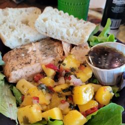 A Bowl of Good Cafe - Spring Salmon Salad