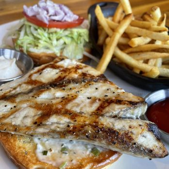 Northstar Cafe - Fish sandwich. Follow @ohiofoodlover on Instagram for more Ohio eats. - New American Near Me - Westerville, Ohio