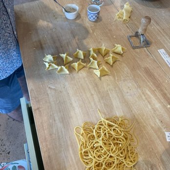 Mattarello Cooking Lab - Our prepared pastas before cooking - Italian Near Me - San Diego, California