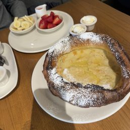 Dutch Baby Pancake - unassembled