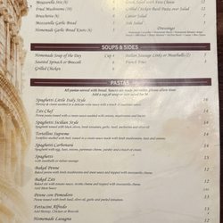Little Italy Pizzeria & Restaurant - Dinner menu