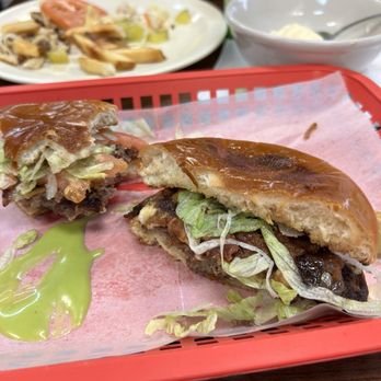 Old School Burger - Blue Star Burger - Tacos Near Me - Katy, Texas