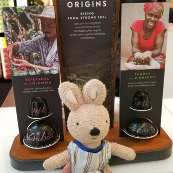 Nespresso Pop Up Boutique - a teddy bear in a dress - Coffee & Tea Near Me - Markham, Ontario