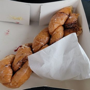 Legendary Doughnuts - Tiger strip.. took up the entire box. - Donuts Near Me - Federal Way, Washington